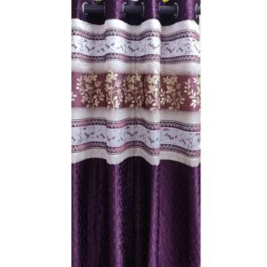 WINE COLOR FLY PATCH WINDOW CURTAINS
